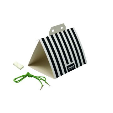 Insectenval Delta zw/wit gestreept (x 10