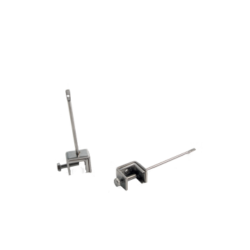 "Etau gouttière, vis en bas,  10 pcs"