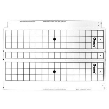 Genus Alpha Glue Board White (x10)