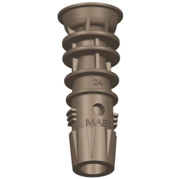 Mabi Inj. z. kop 9,5x38mm bruin (500st)
