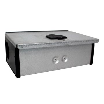Metalen ratten lokaasdepot(excl.sleutel)