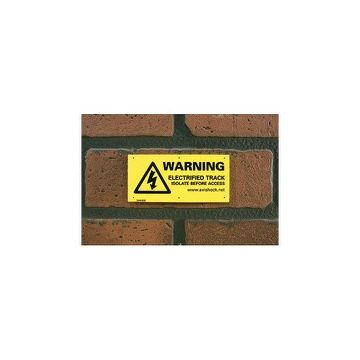warning plates  pakje van 25 stuks