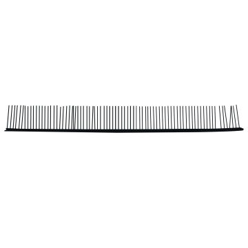 Weringstrip plastic kam 100mm Zwart